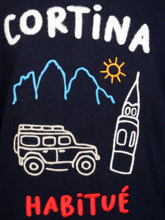 25FW 세인트바쓰 스웨터 HERON 00879I 61 EMB - MC2 SAINT BARTH