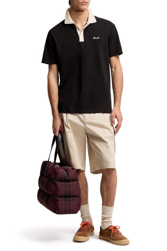 26SS 몽클레어 폴로 티셔츠 L10918A0000389A16 999 Black - MONCLER