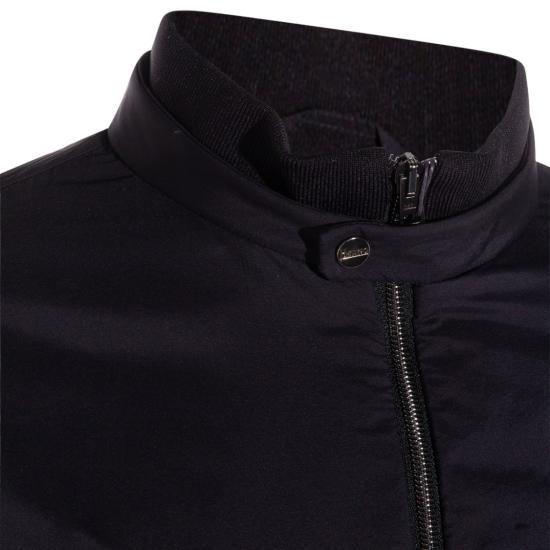 26SS 에르노 에코에이지 하이 카라 봄버 자켓 GI000414U12456Z9300 Black - HERNO