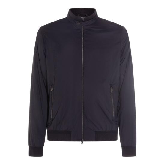 26SS 에르노 에코에이지 하이 카라 봄버 자켓 GI000414U12456Z9300 Black