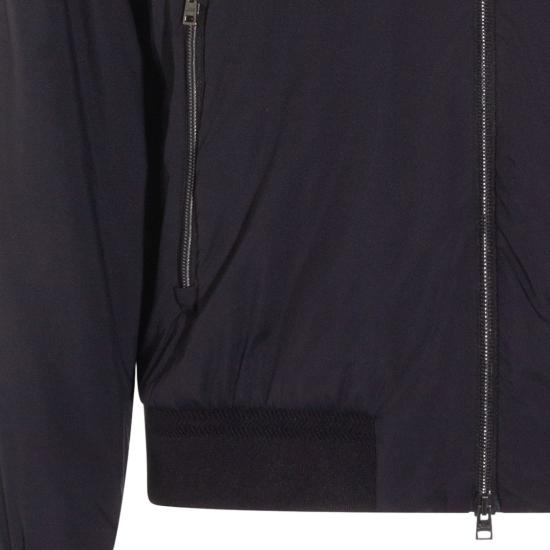 26SS 에르노 에코에이지 하이 카라 봄버 자켓 GI000414U12456Z9300 Black - HERNO