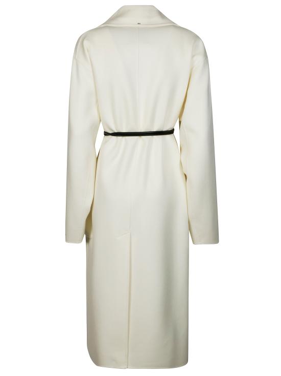 25FW 스포트막스 트렌치 코트 2522016031600 018 BIANCO - SPORTMAX