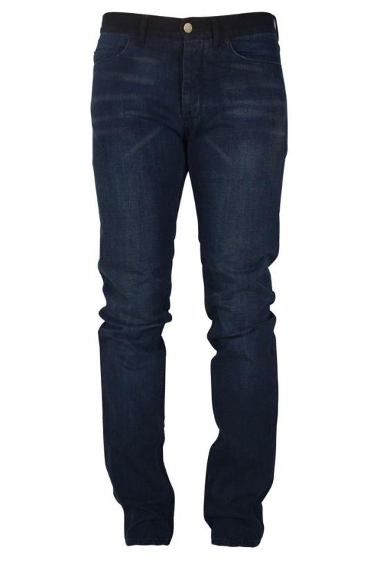  랑방 데님 팬츠 은은한 워싱 처리가 된 클래식 블루  진