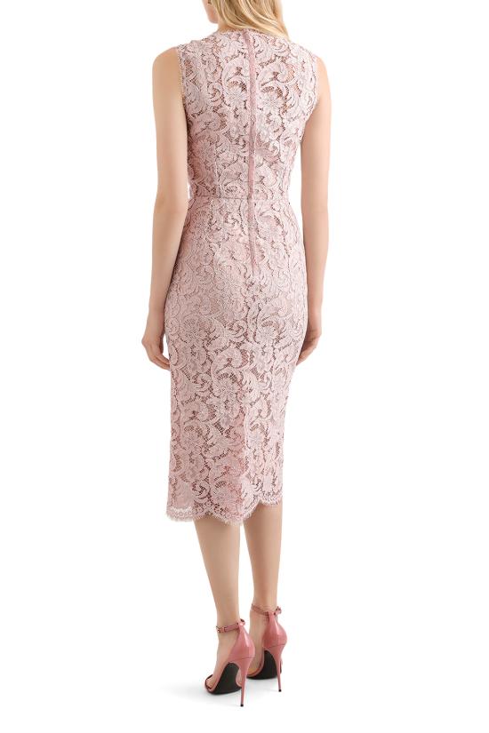 26SS 돌체앤가바나 미디 원피스 F6H0ZTHLMTB F1246 Pink - DOLCE & GABBANA