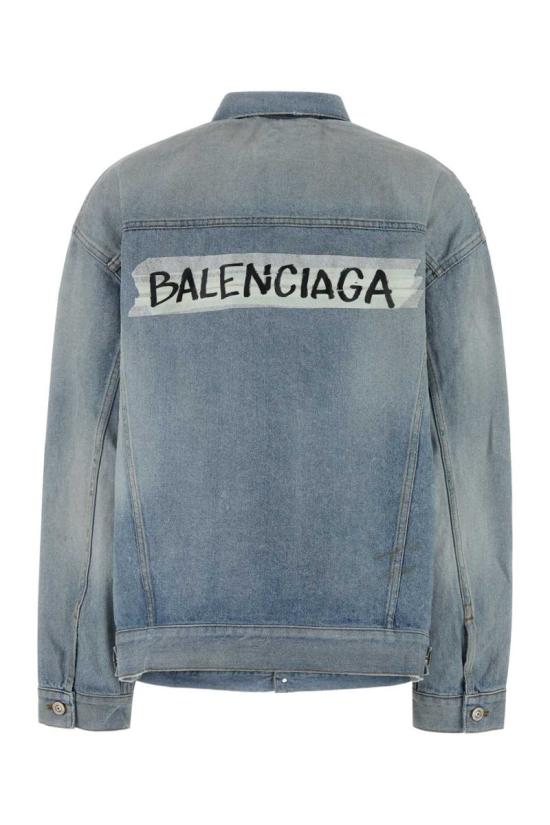26SS 발렌시아가 데님 자켓 861410TTWB1 4009 DIRTY LIGHT BLUE - BALENCIAGA