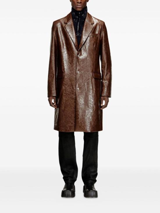 26SS 디젤 가죽 자켓 A210910QMBU7FG MULTICOLOR - DIESEL