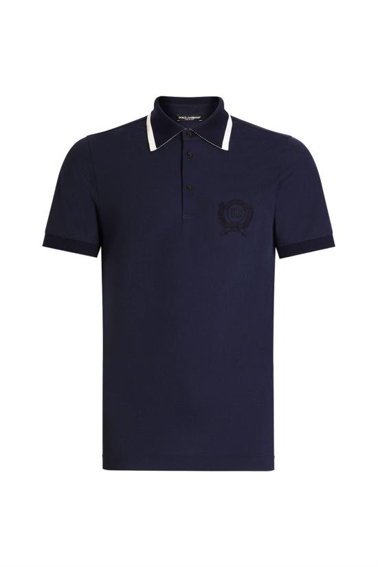 26SS 돌체앤가바나 폴로 티셔츠 G8SW8ZHU7WZ B0665 BLU SCURISSIMO 1