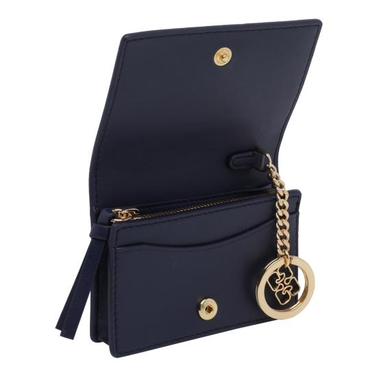 26SS 가니 부 플랩 카드 홀더 B3010131 096 Blue - GANNI