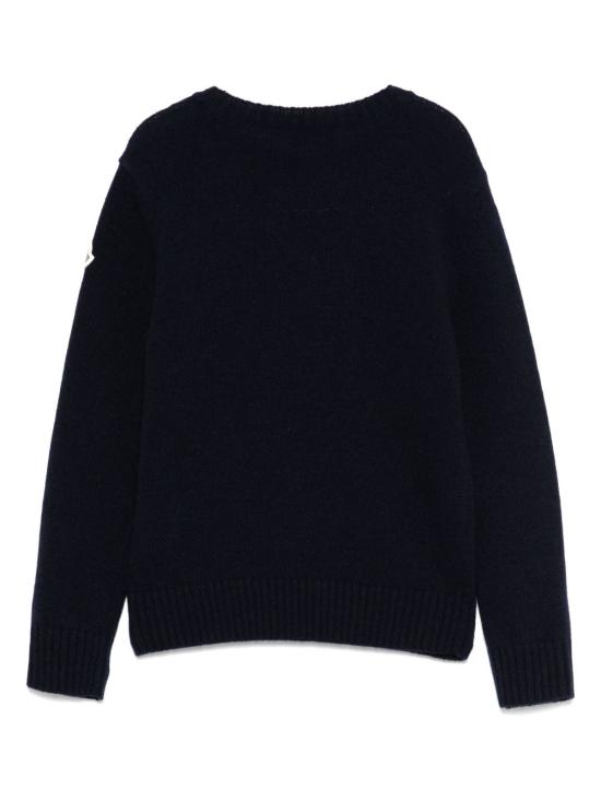 25FW [키즈] 몽클레어 니트/스웻셔츠 K29549C00001M1241 745 Blue - MONCLER