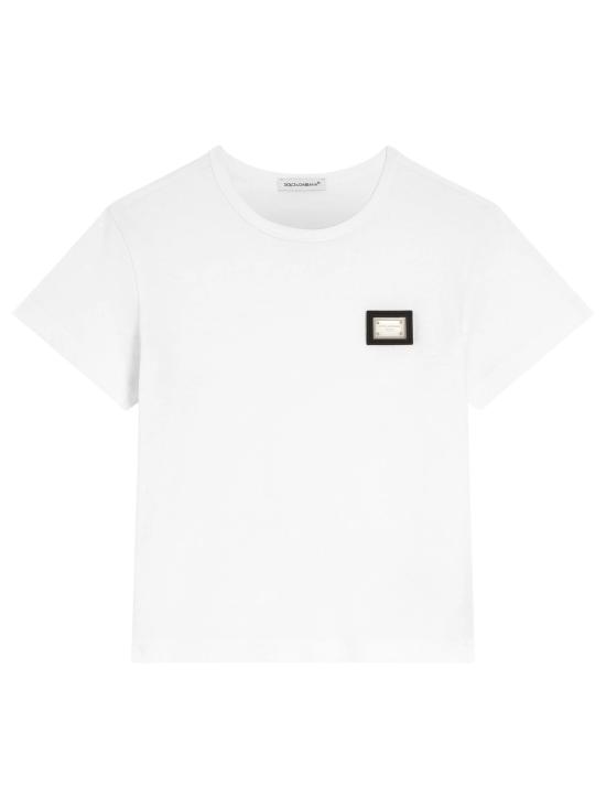 26SS [키즈] 돌체앤가바나 티셔츠 L4JT7T G7P1TW0800 White