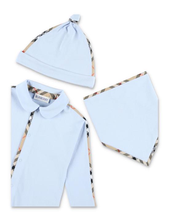 26SS [키즈] 버버리 오버롤 8119821 A2165 ICE BLUE - BURBERRY