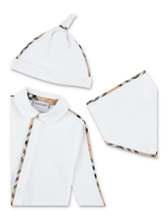 26SS [키즈] 버버리 오버롤 8119819 A1464 WHITE - BURBERRY