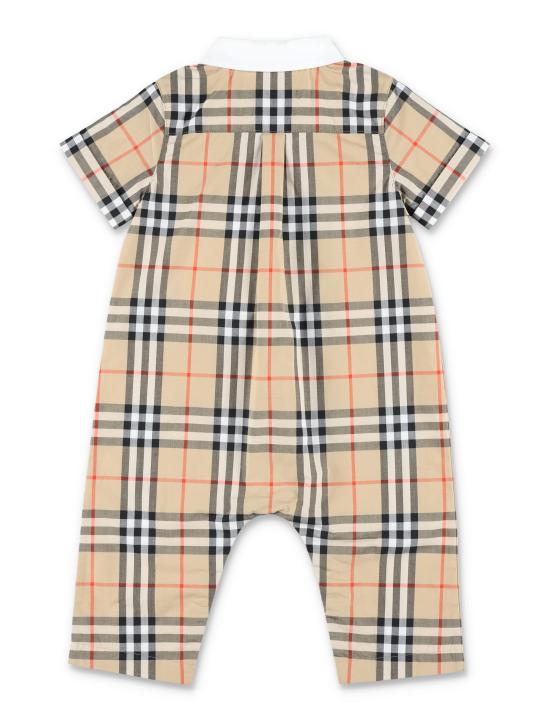 26SS [키즈] 버버리 오버롤 8119878 B9368 SAND IP CHECK - BURBERRY