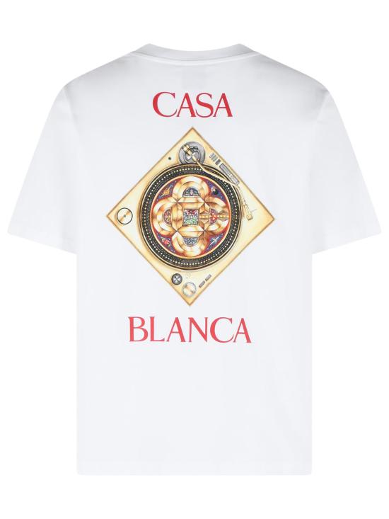 26SS 카사블랑카 폴로 티셔츠 M SS26 JTS 001 02BRIGHT WHITE White - CASABLANCA