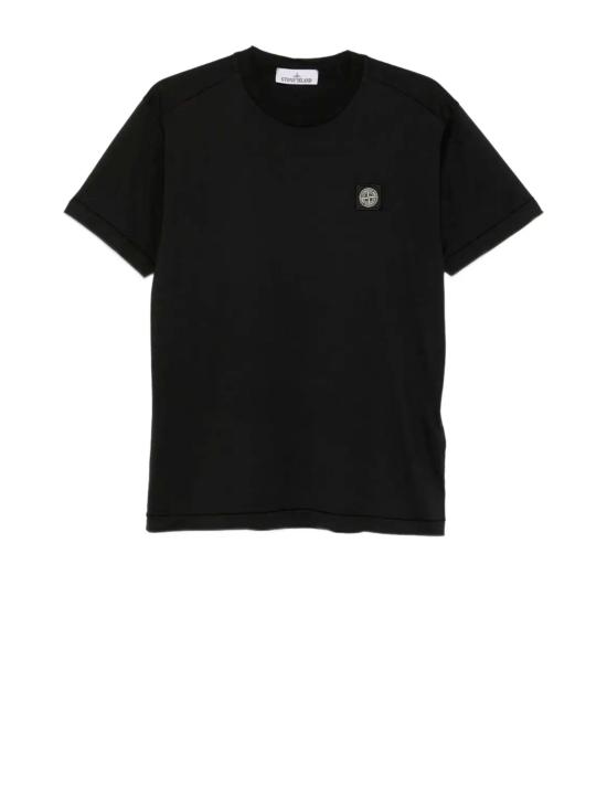 26SS 스톤 아일랜드 반팔 티셔츠 L1S152100027 S0013V0029 Black