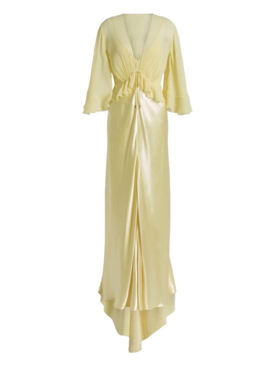 26SS 알베르타 페레티 미디 원피스 261U0406 16270024 Yellow