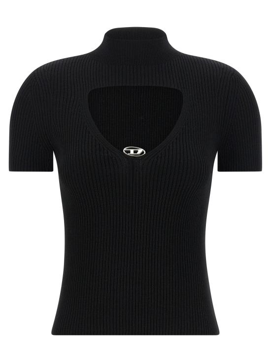 26SS 디젤 반팔 티셔츠 A214010PLBF9XX Black