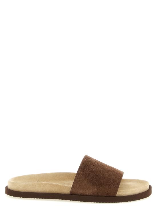 26SS 브루넬로 쿠치넬리 샌들 MZUSOLY236CAY70 Brown