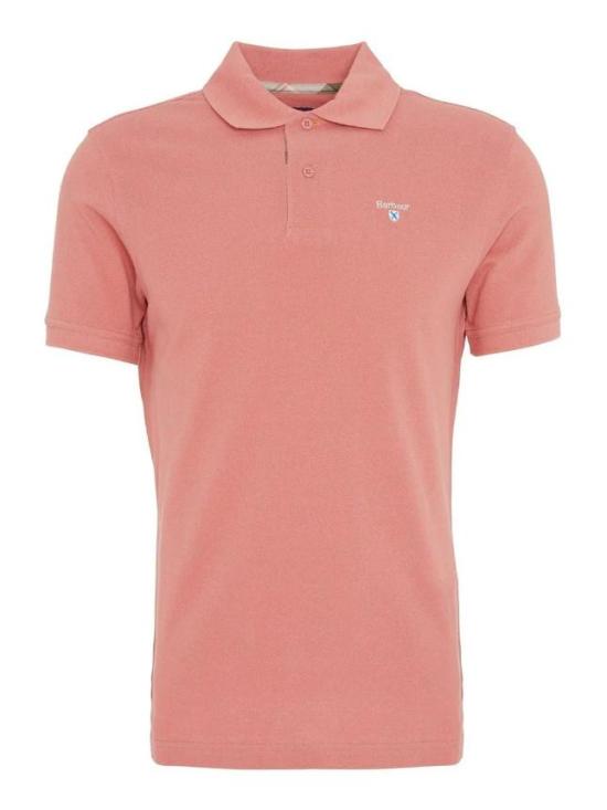 26SS 바버 폴로 티셔츠 MML0012 MML PI55 Pink clay