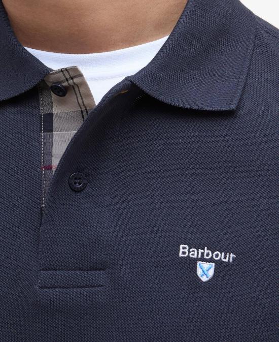 26SS 바버 폴로 티셔츠 MML0012 MML NY51 Navy dress - BARBOUR