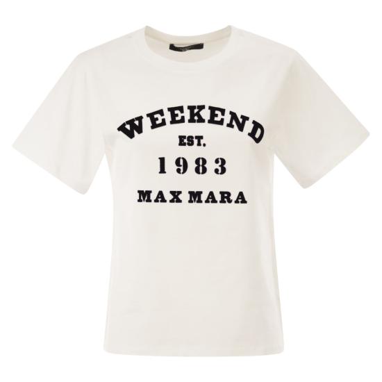 26SS 위켄드막스마라 폴로 티셔츠 2615971051600 WHITE