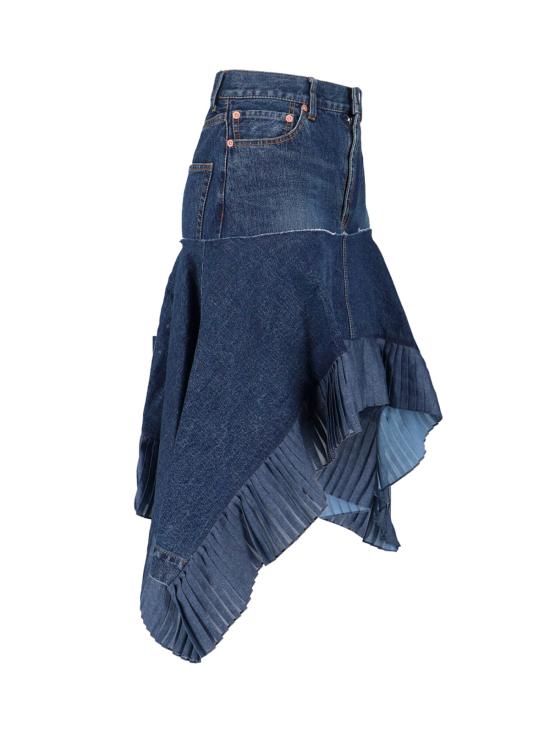 26SS 사카이 미디 스커트 26 08315 401 Blue - SACAI