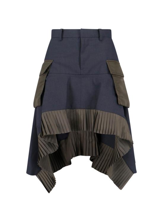 26SS 사카이 미디 스커트 26 08285 342 Grey