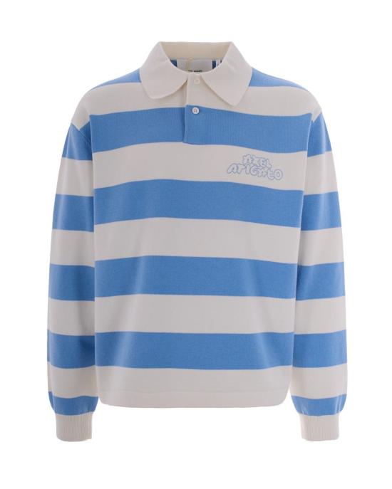 26SS 악셀 아리가토 긴팔 셔츠 A3947004White Light Blue WHITE