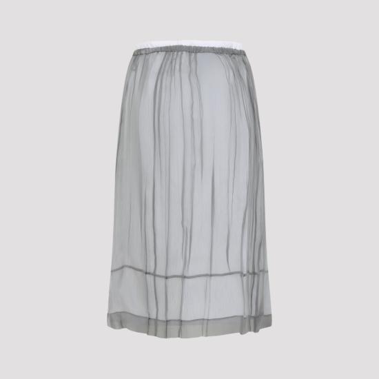 26SS 프라다 미디 스커트 P172ZRSOOO 18QL 0024 GREY - PRADA