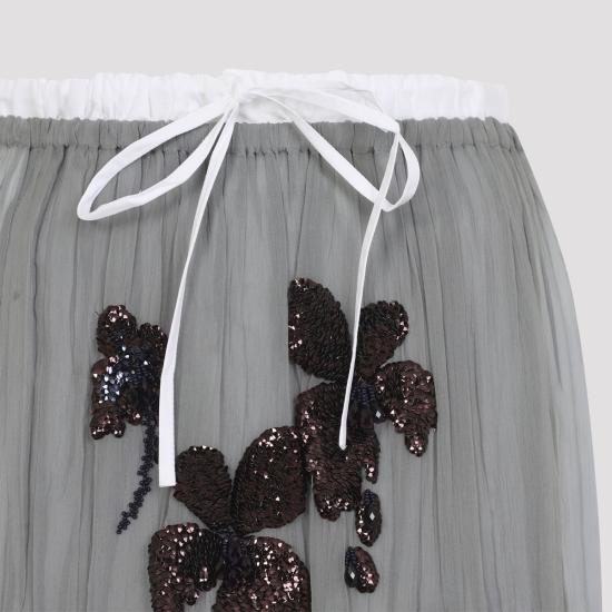 26SS 프라다 미디 스커트 P172ZRSOOO 18QL 0024 GREY - PRADA