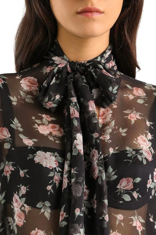 26SS 돌체앤가바나 숏 원피스 F7BL0TIS10RHN5XQ ROSE VINTAGE F BLACK - DOLCE & GABBANA