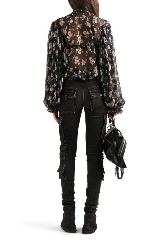 26SS 돌체앤가바나 숏 원피스 F7BL0TIS10RHN5XQ ROSE VINTAGE F BLACK - DOLCE & GABBANA