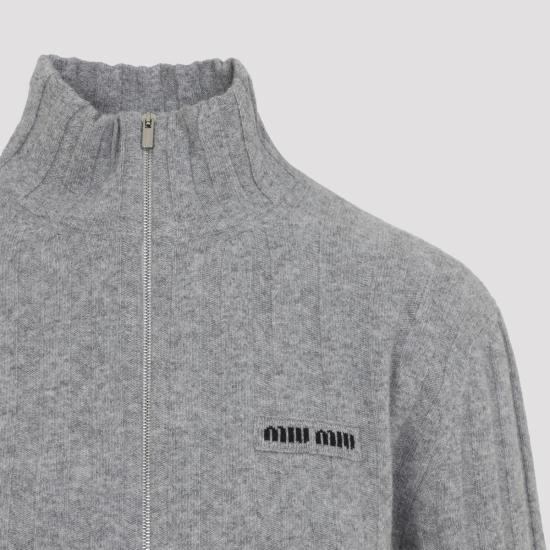 26SS 미우미우 자켓 MMF01ASOOO 17JA 0031 GREY - MIU MIU