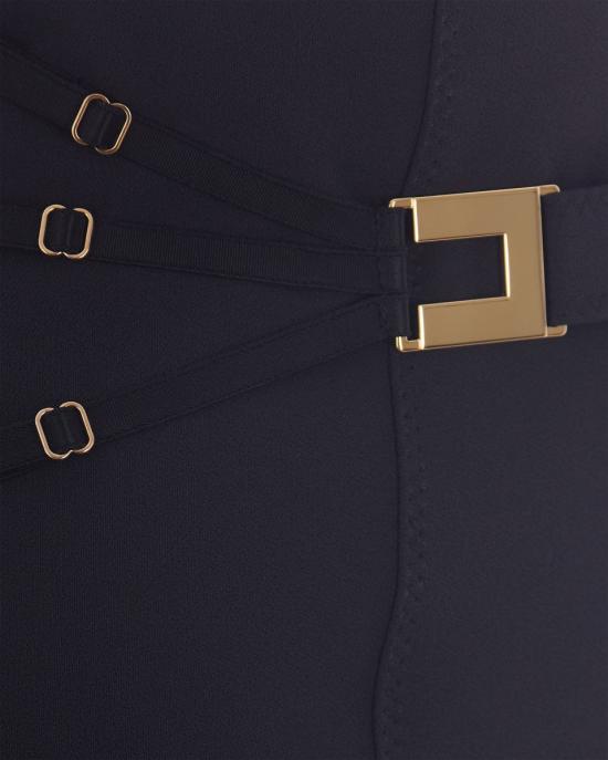 26SS 엘리자베타프랜치 미디 스커트 GO16761E2110 Black - ELISABETTA FRANCHI