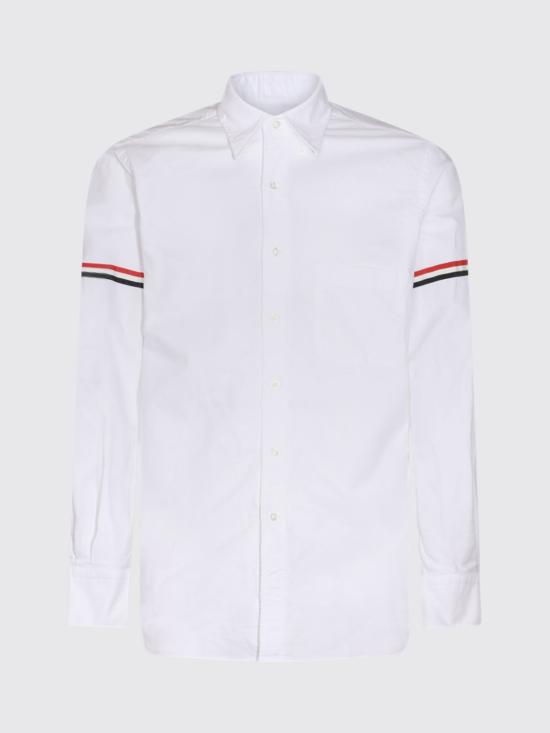 26SS 톰브라운 옥스포드 암밴드 클래식 셔츠 MWL150EF0313 100 White - THOM BROWNE