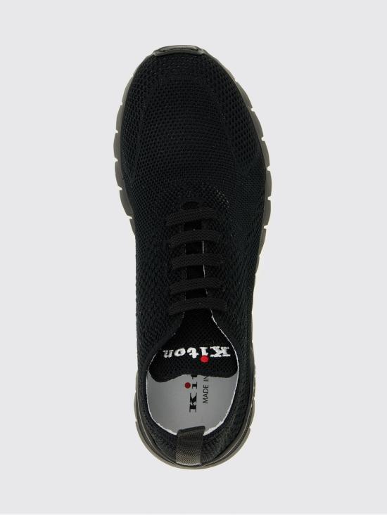 26SS 키톤 스니커즈 USSFITBN008090 300X Black - KITON