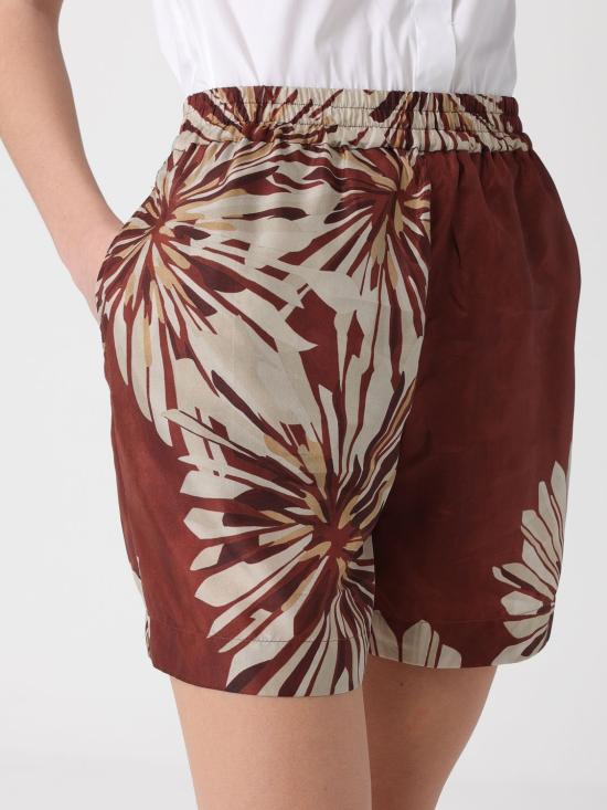 26SS 브루넬로 쿠치넬리 숏팬츠 MQ967RH299 C008 Burgundy - BRUNELLO CUCINELLI