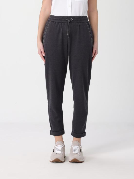 26SS 브루넬로 쿠치넬리 스트레이트 팬츠 MD828SB899 C9142 Black