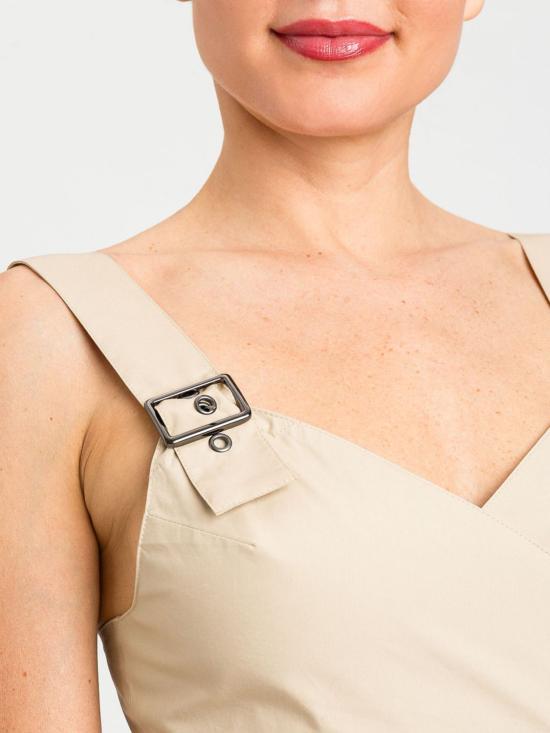 26SS 액티튜드 트윈세트 민소매 티셔츠 261AP208A 13191 Safari - ACTITUDE TWINSET