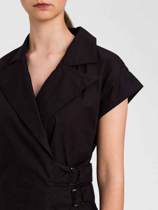 26SS 액티튜드 트윈세트 롱 원피스 261AP2086 00006 Black - ACTITUDE TWINSET