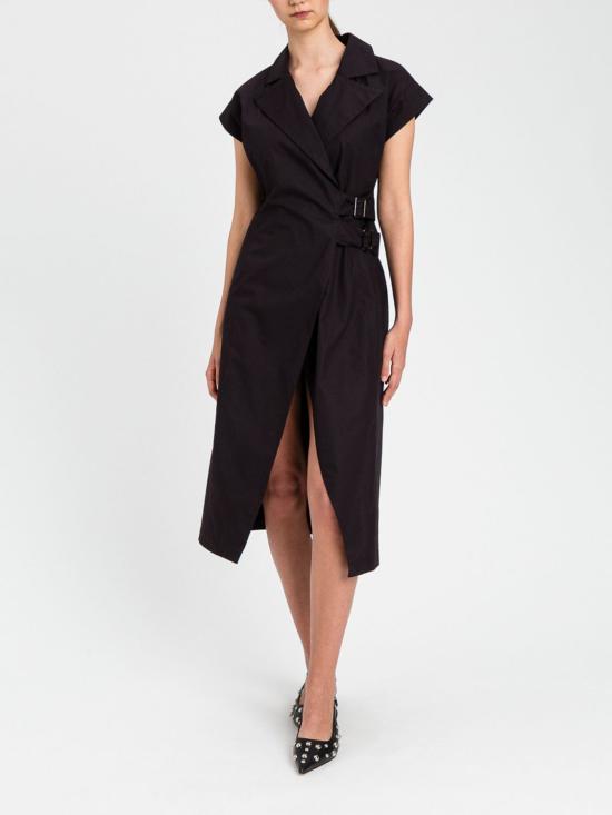 26SS 액티튜드 트윈세트 롱 원피스 261AP2086 00006 Black - ACTITUDE TWINSET