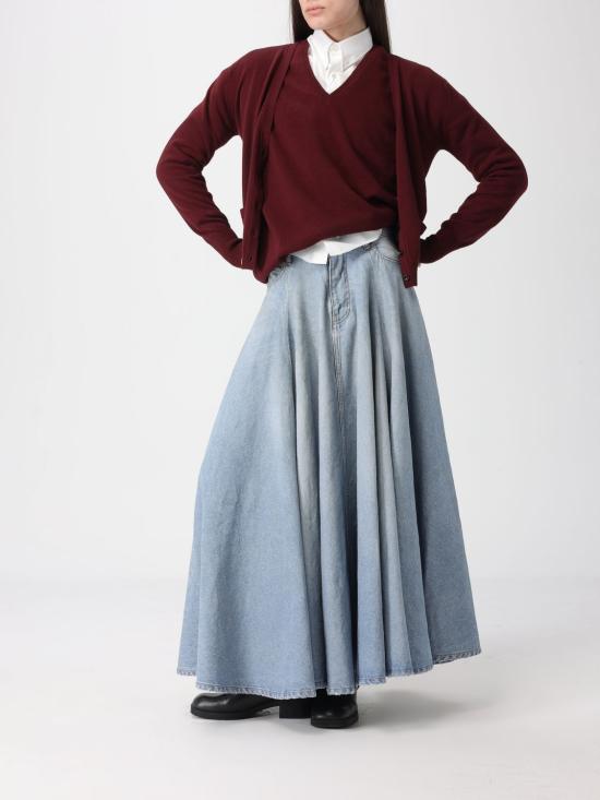 26SS 마르지엘라 울 가디건 S51HP0026M13225 211 Burgundy - MAISON MARGIELA