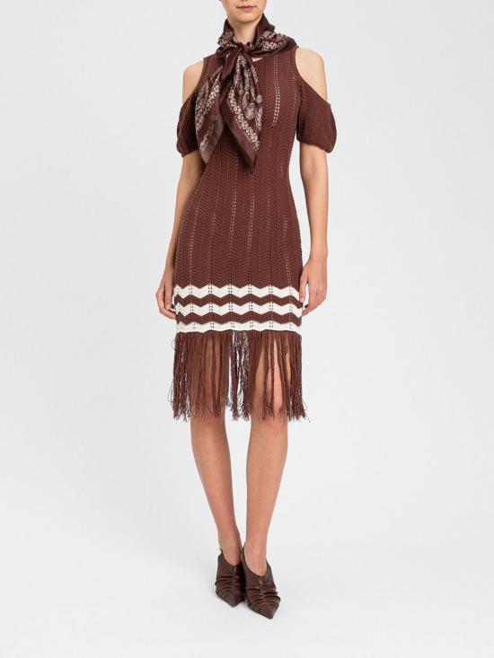 26SS 액티튜드 트윈세트 롱 원피스 261AP3060 13363 Brown - ACTITUDE TWINSET