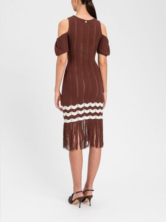 26SS 액티튜드 트윈세트 롱 원피스 261AP3060 13363 Brown - ACTITUDE TWINSET