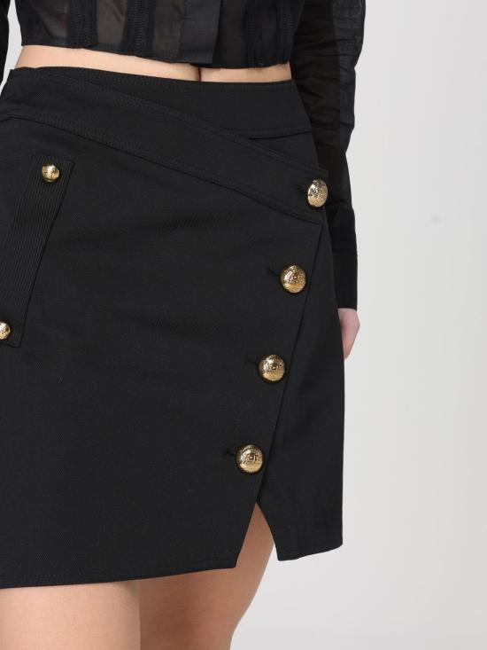 26SS 엘리자베타프랜치 숏 스커트 GO14161E2 110 Black - ELISABETTA FRANCHI