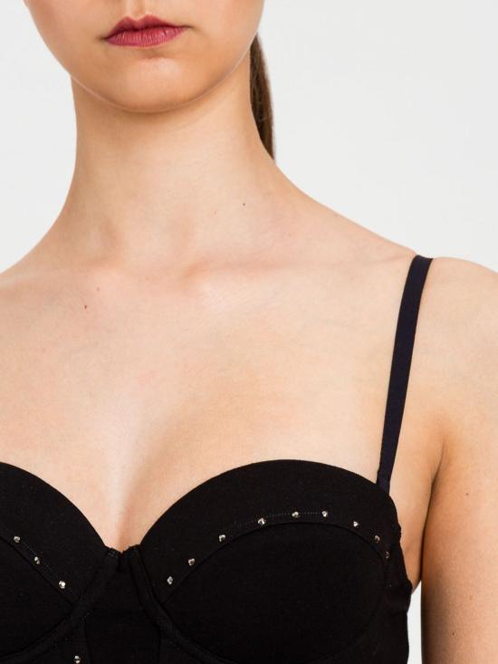 26SS 액티튜드 트윈세트 롱 원피스 261AP2146 00006 Black - ACTITUDE TWINSET