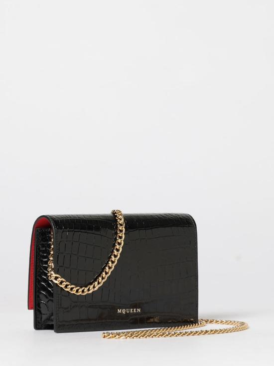 26SS 알렉산더 맥퀸 토트백 8552911HB0G 1001 Black - ALEXANDER MCQUEEN