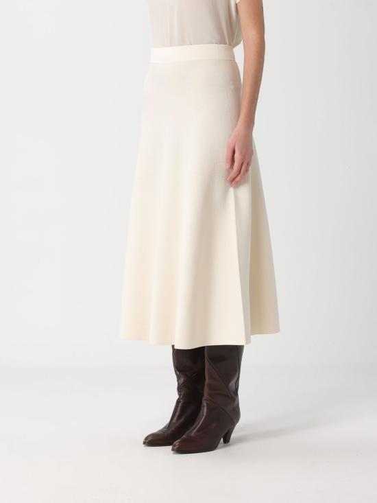 26SS 막스마라 롱 스커트 2611301018600 001 Ivory - MAX MARA