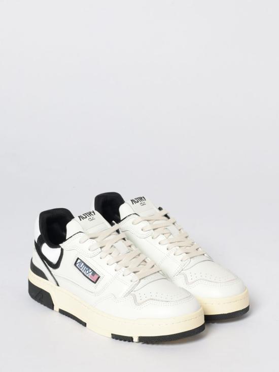 26SS 오트리 CLC 레더 스니커즈 ROLMMM04 White - AUTRY