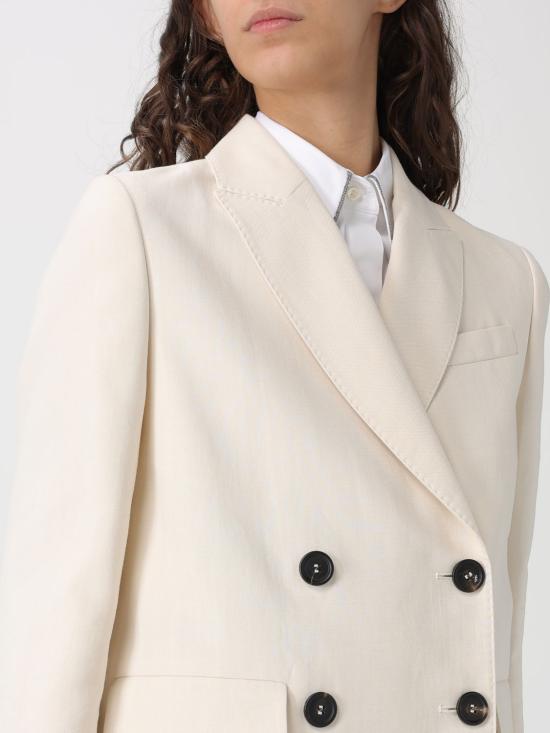 26SS 브루넬로 쿠치넬리 자켓 MH1267621 C579 Cream - BRUNELLO CUCINELLI